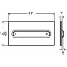 Панель смыва VIEGA Visign for Style 11 597108