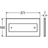 Панель смыва VIEGA Visign for Style 12 597252