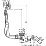 Слив-перелив VIEGA Multiplex Visign M9 724566